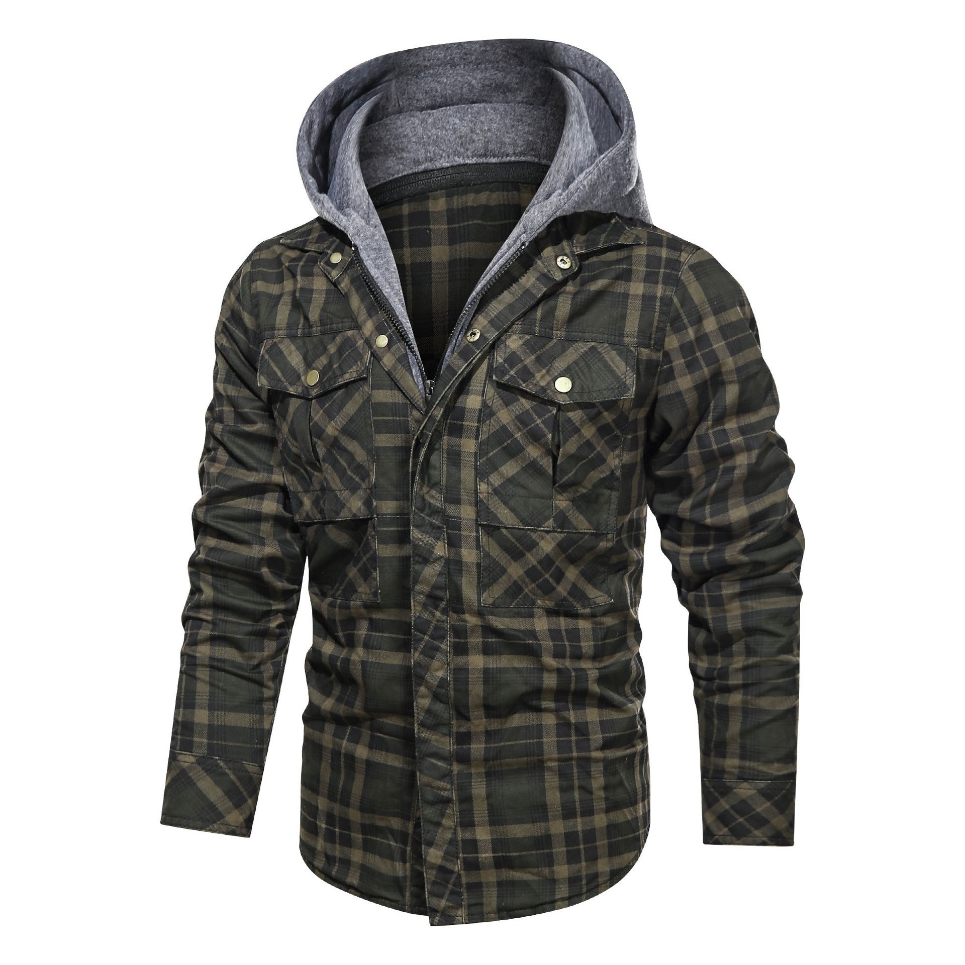 Jordi - Karierte Herrenjacke