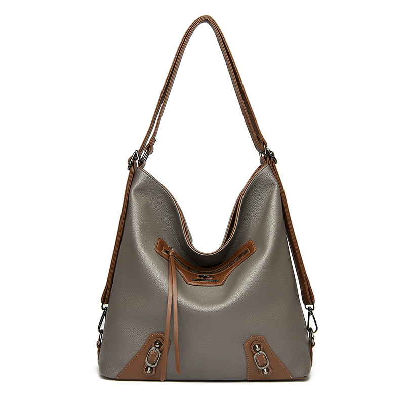 Umhängetasche für Damen ⎜ Große Schultertasche mit mehreren Fächern und viel Stauraum für Alltag und Reisen