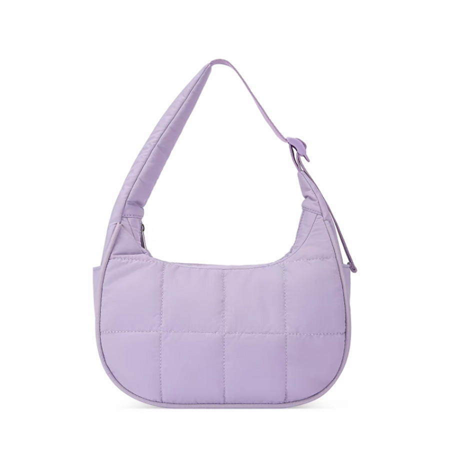 Schultertasche für Damen ⎜ Leichte Nylon-Umhängetasche mit viel Stauraum für Alltag und Freizeit