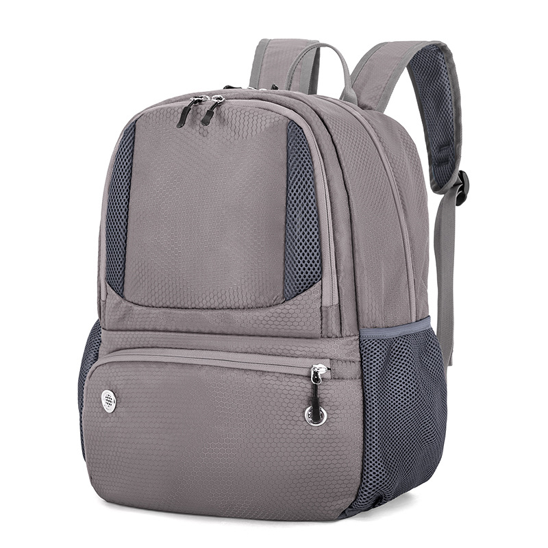 Sportlicher Rucksack für Damen ⎜ Großer Trainingsrucksack mit Netzfächern für Schule, Fußball oder Basketball