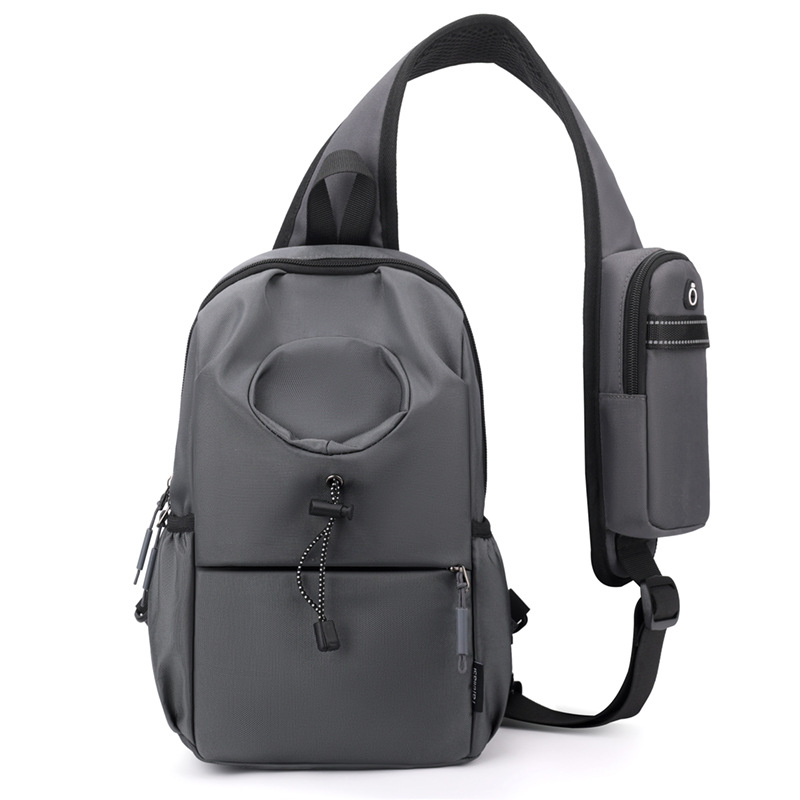 Crossbody Umhängetasche für Herren ⎜ Multifunktionale Brusttasche aus Oxford-Stoff mit wasserdichtem Design