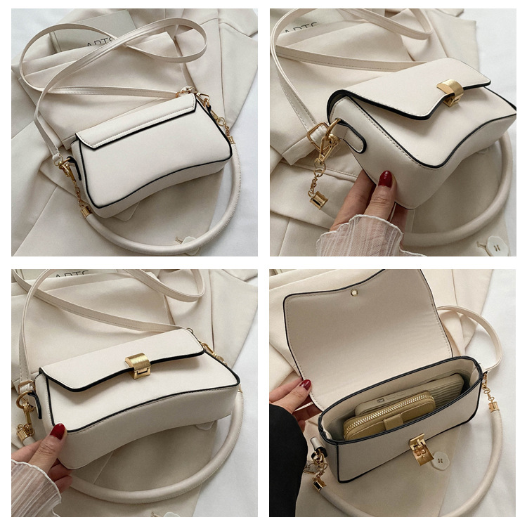 Umhängetasche mit Schleife ⎜ Elegante Unterarmtasche für Damen mit Verstellbarem Riemen und Kompaktem Design