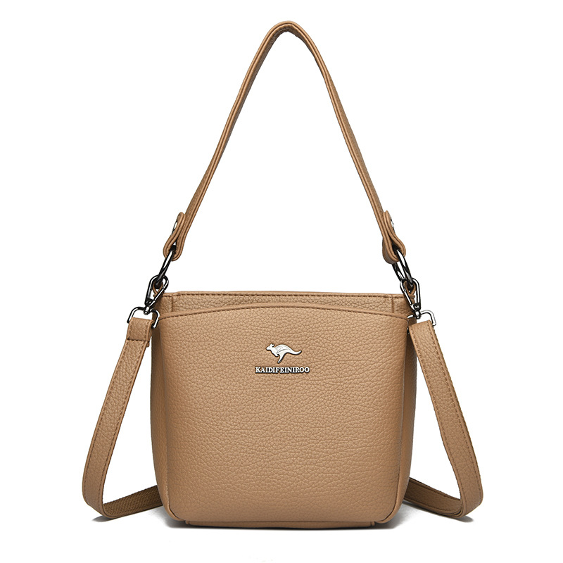 Umhängetasche für Damen ⎜ Modische Handtasche mit verstellbarem Riemen und schlichtem Design
