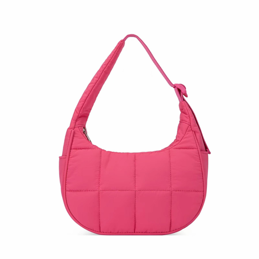 Schultertasche für Damen ⎜ Leichte Nylon-Umhängetasche mit viel Stauraum für Alltag und Freizeit