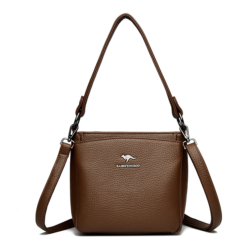Umhängetasche für Damen ⎜ Modische Handtasche mit verstellbarem Riemen und schlichtem Design