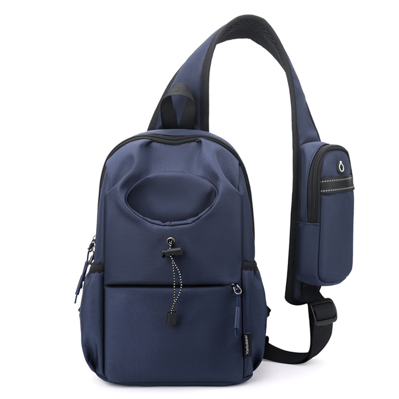 Crossbody Umhängetasche für Herren ⎜ Multifunktionale Brusttasche aus Oxford-Stoff mit wasserdichtem Design