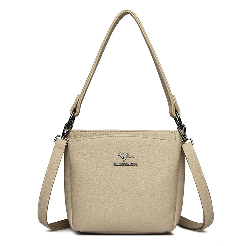 Umhängetasche für Damen ⎜ Modische Handtasche mit verstellbarem Riemen und schlichtem Design