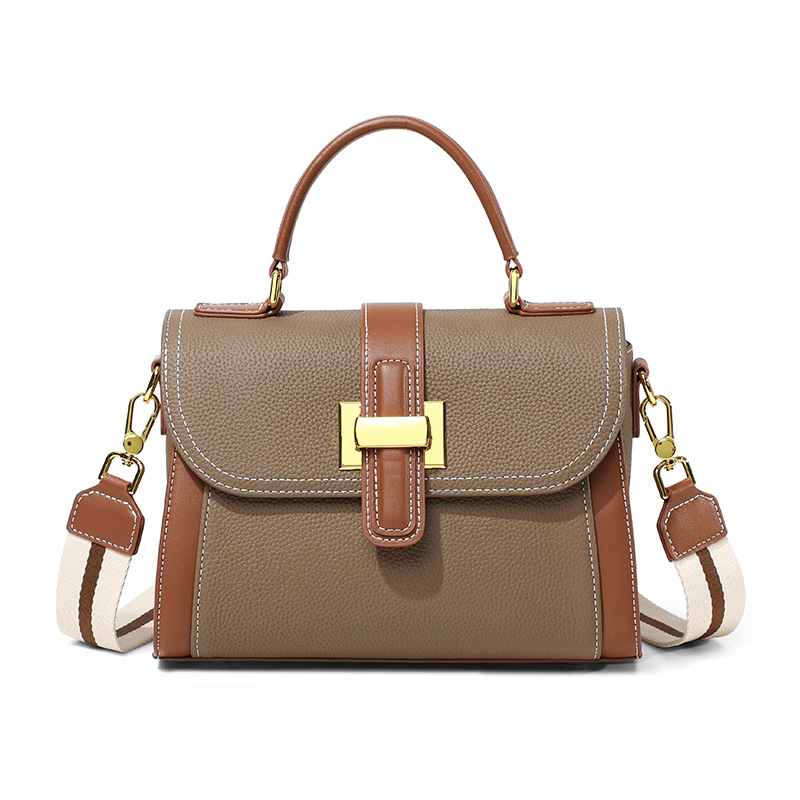 Elegante Handtasche für Damen ⎜ Modische Tasche mit goldenen Akzenten und stilvollem Design