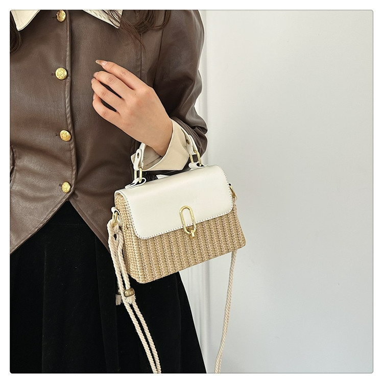 Woven Handtasche für Damen ⎜ Vielseitiges Design mit Schultergurt und eleganter Rattan-Optik