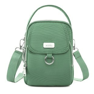 Umhängetasche für Damen ⎜ Leichte Schultertasche aus wasserabweisendem Stoff mit Reißverschluss für Alltag und Reisen
