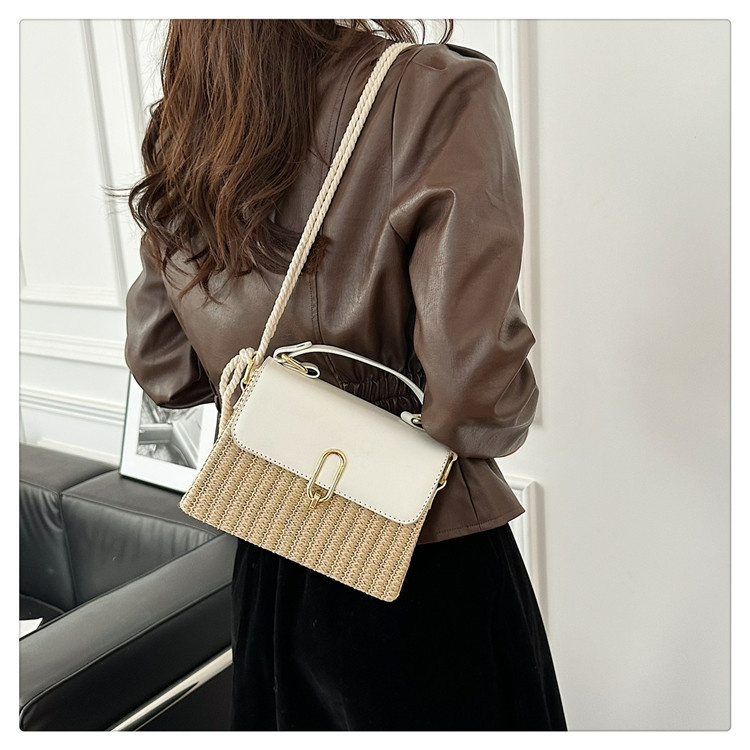 Woven Handtasche für Damen ⎜ Vielseitiges Design mit Schultergurt und eleganter Rattan-Optik