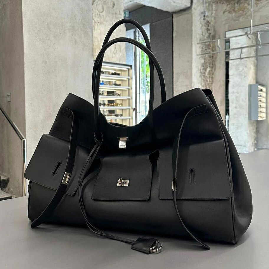Shopper Tasche für Damen ⎜ Große Schultertasche im Wing-Design mit viel Stauraum für Beruf und Alltag