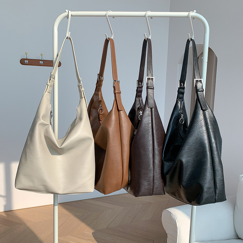 Shopper Tasche für Damen ⎜ Weiche Schultertasche aus Leder mit großem Stauraum für Alltag und Büro