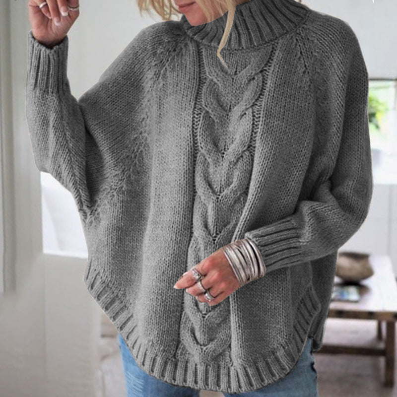 Ariah - Strickpullover Mit Fledermausärmeln