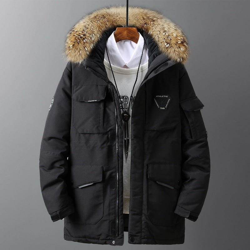 Bryan - Winterjacke Für Herren Mit Fellkapuze