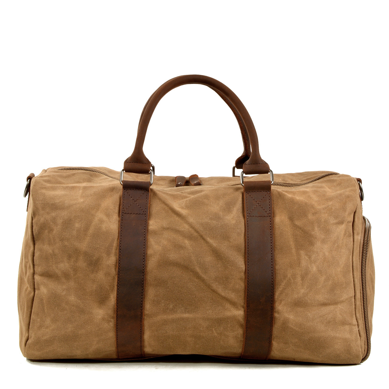 Canvas Reisetasche für Herren ⎜ Robuste Sporttasche mit großen Fächern und Tragegriffen