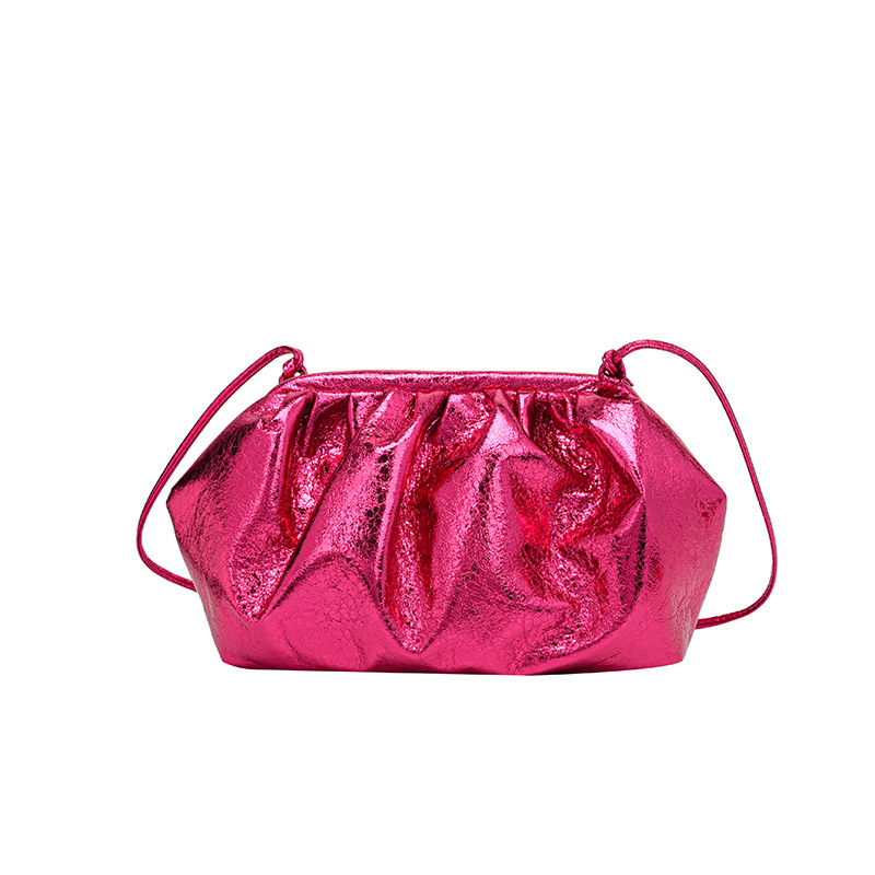 Schultertasche für Damen ⎜ Stilvolle Crossbody-Bag im metallischen Design für einen modernen Look