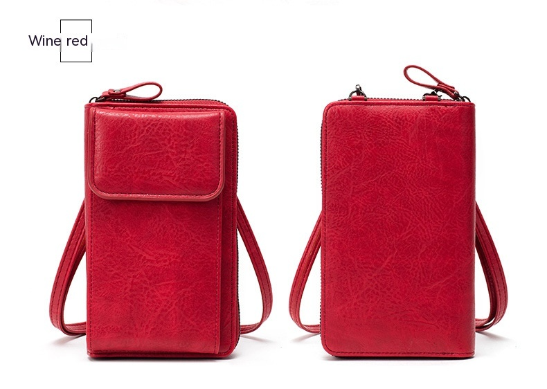 Umhängetasche für Damen ⎜ Große Schultertasche aus Kunstleder mit Reißverschluss und extra Stauraum für unterwegs