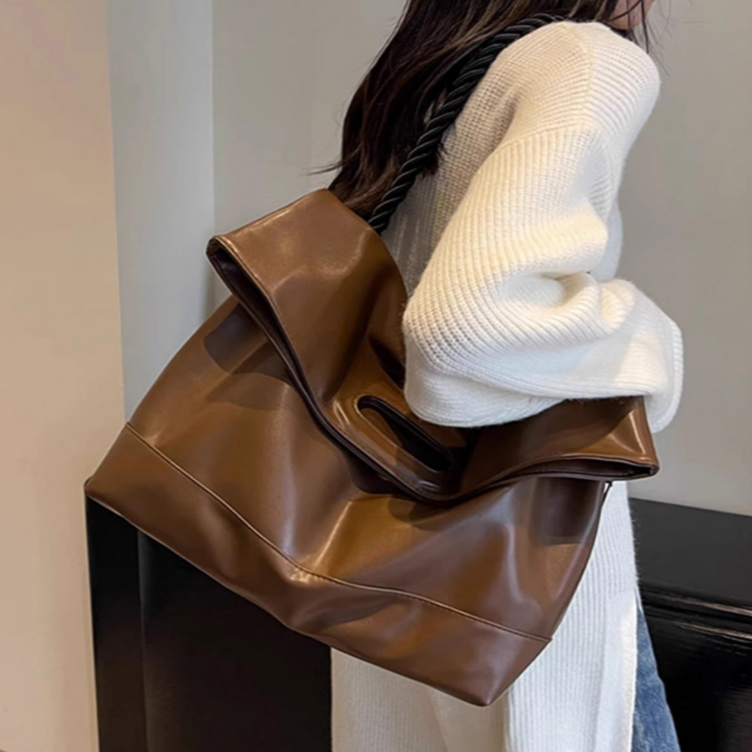 Damen Aktentasche ⎜ Vielseitige Handtasche mit großer Kapazität und integrierten Tragegriffen