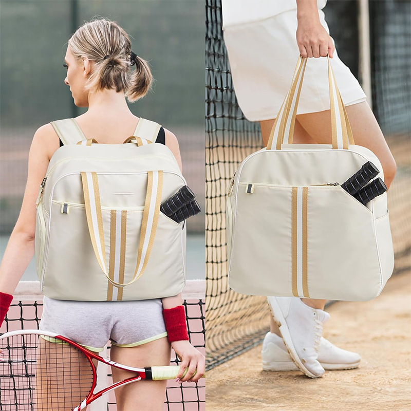 Badminton Rucksack für Damen ⎜ Sportliche Tragetasche mit Schlägerfach und viel Stauraum für Training