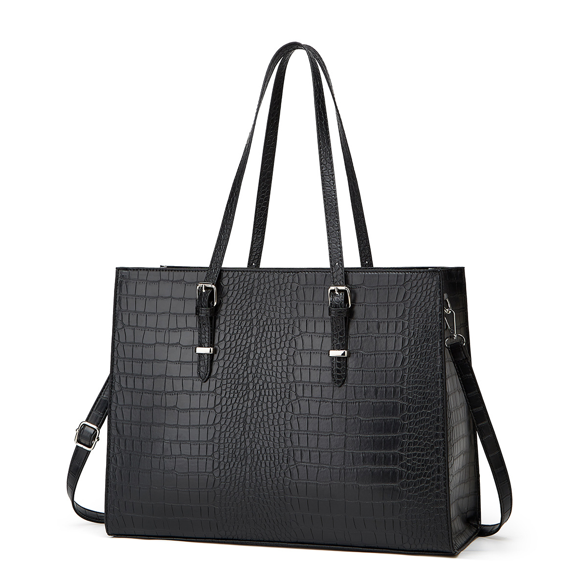 Shopper Tasche für Damen ⎜ Große Schultertasche mit Tragegriffen und viel Stauraum für Büro und Alltag