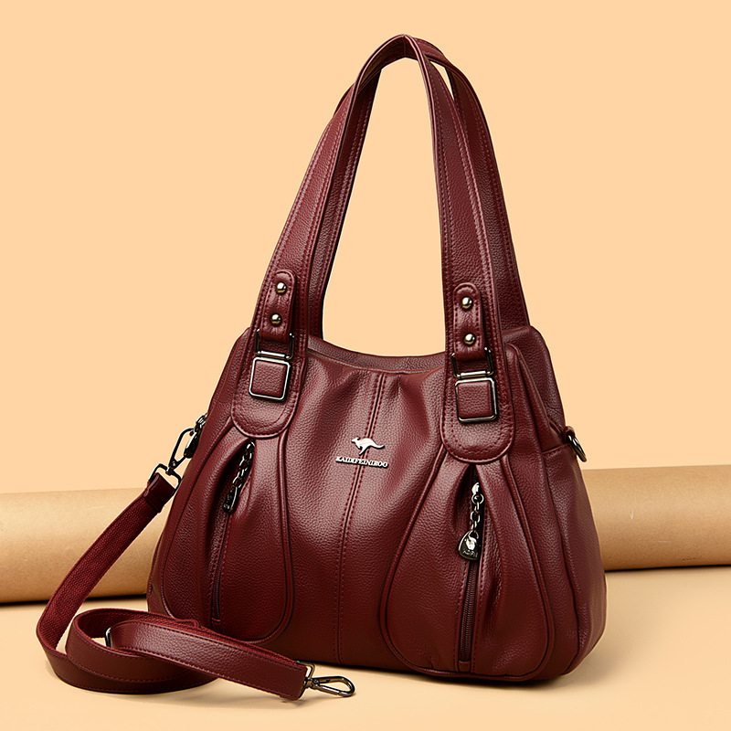 Umhängetasche für Damen ⎜ Geräumige Schultertasche mit mehreren Fächern für Alltag und Freizeit