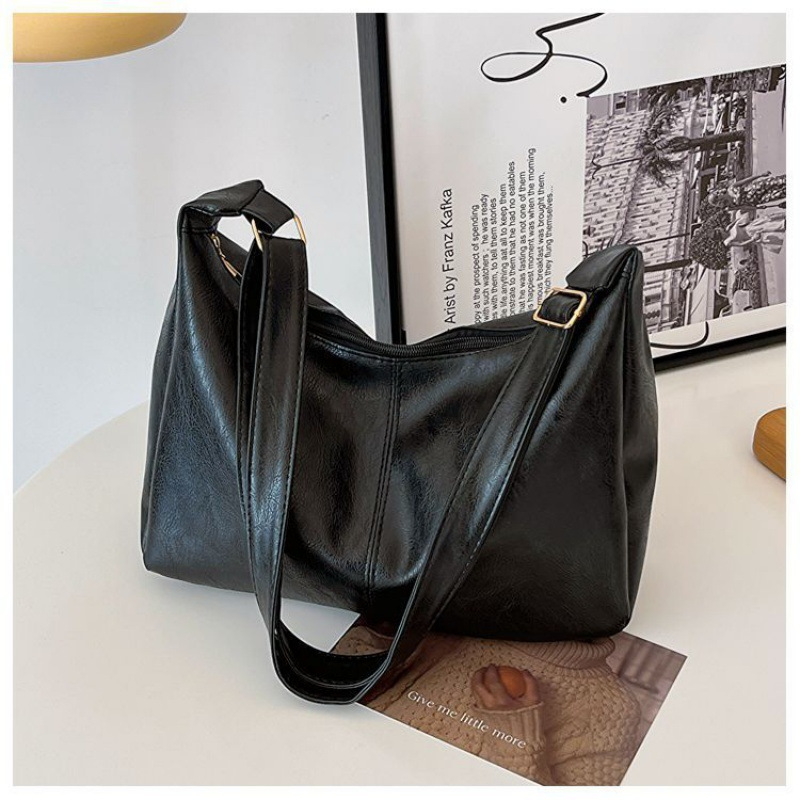 Damen Schultertasche Im Retro Stil ⎜ Weiche Umhängetasche Für Alltag Und Freizeit