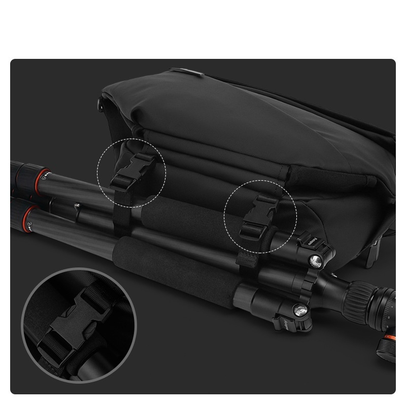 Sportliche Umhängetasche für Herren ⎜ Multifunktionale Fitness-Brusttasche im modernen Design