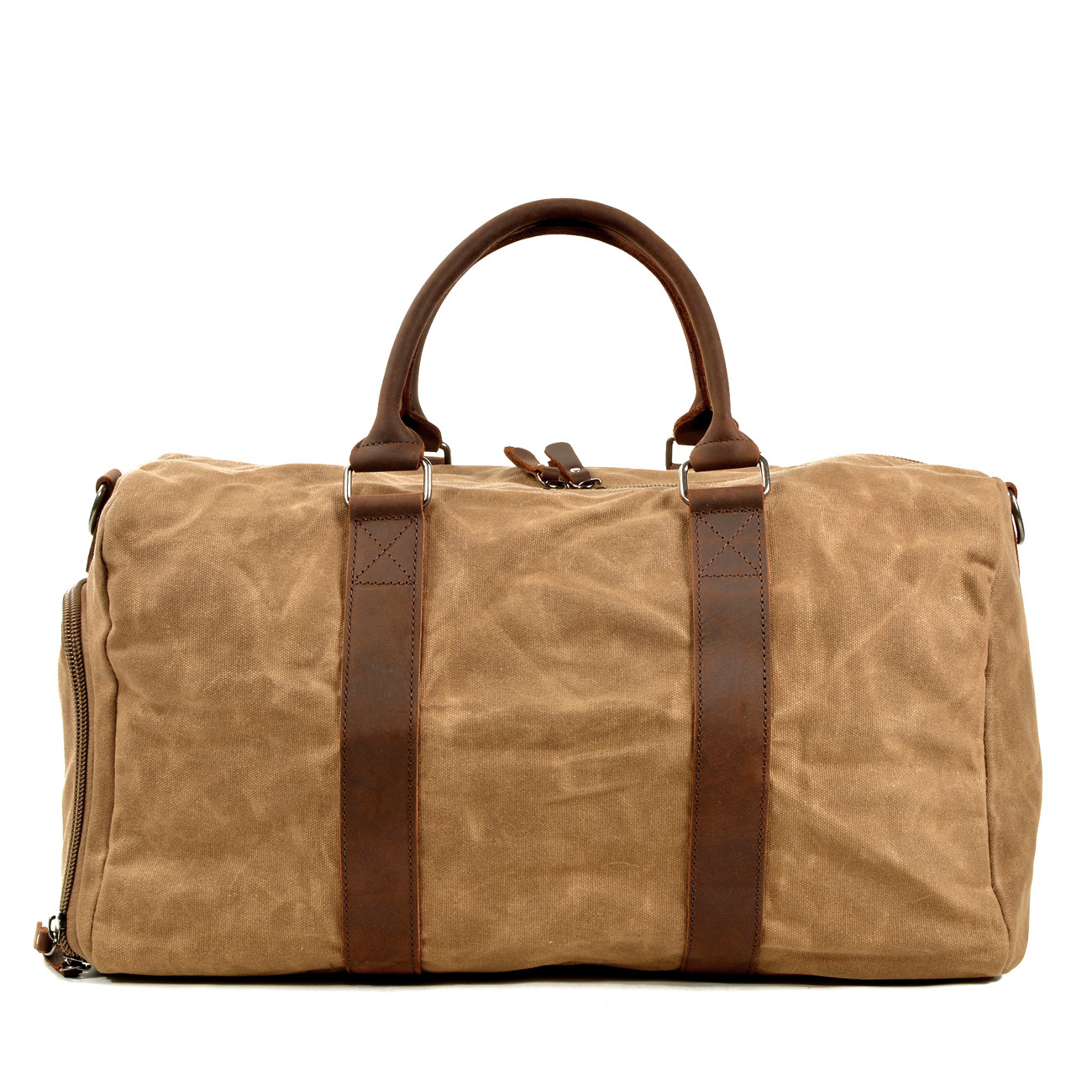 Canvas Reisetasche für Herren ⎜ Robuste Sporttasche mit großen Fächern und Tragegriffen