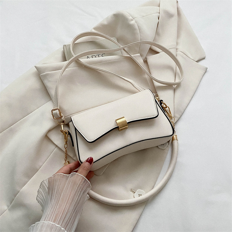 Umhängetasche mit Schleife ⎜ Elegante Unterarmtasche für Damen mit Verstellbarem Riemen und Kompaktem Design