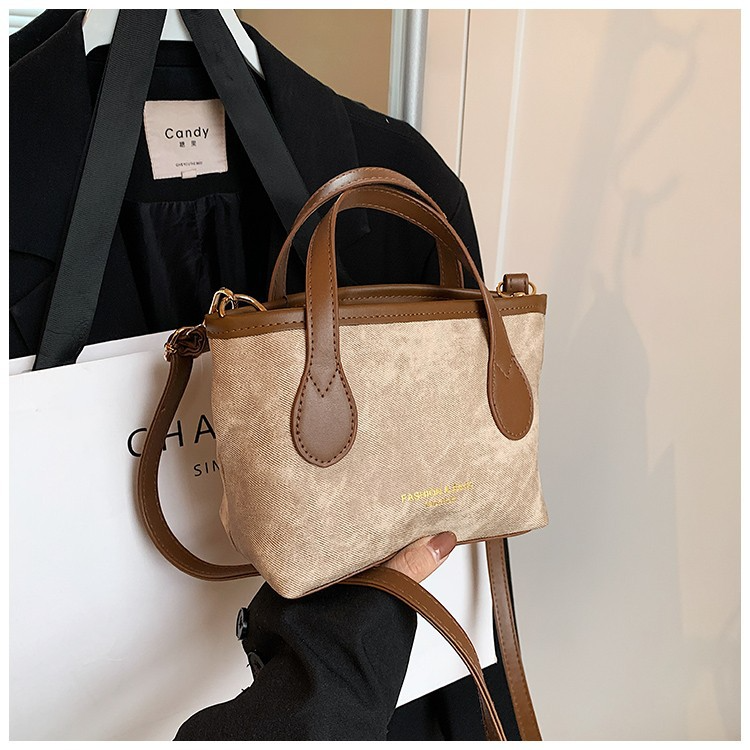 Damen Schultertasche Im Retro Stil ⎜ Geräumige Tragetasche Mit Praktischem Schulterriemen
