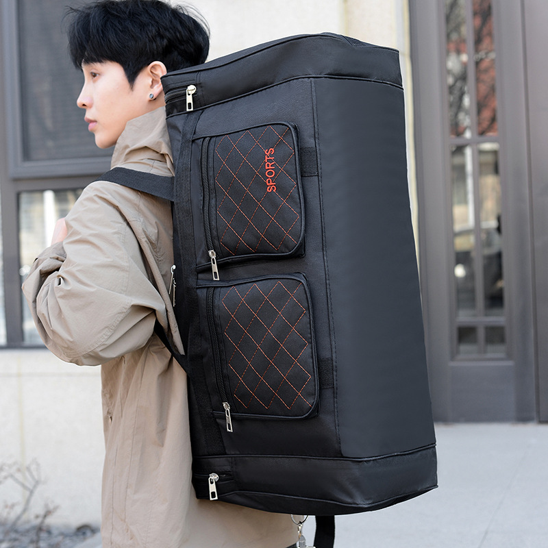 Sporttasche für Herren ⎜ Geräumige Reisetasche mit Reißverschlussfächern und Schultergurt für Fitness und Kurztrips