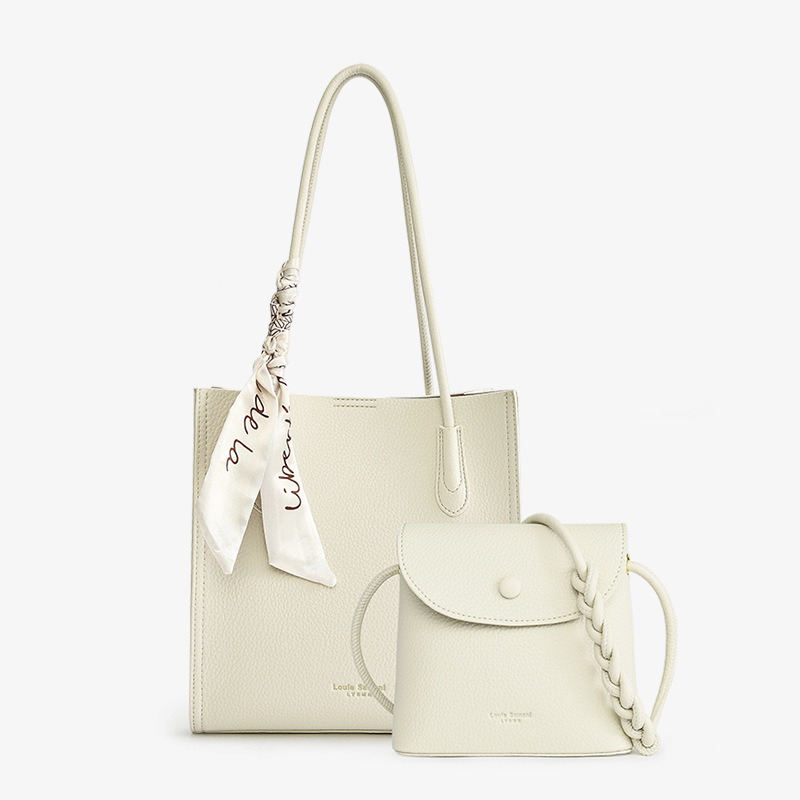 Tasche Mit Kombiset ⎜ Vielseitige Schultertasche Mit Kleiner Umhängetasche Und Strukturierter Oberfläche