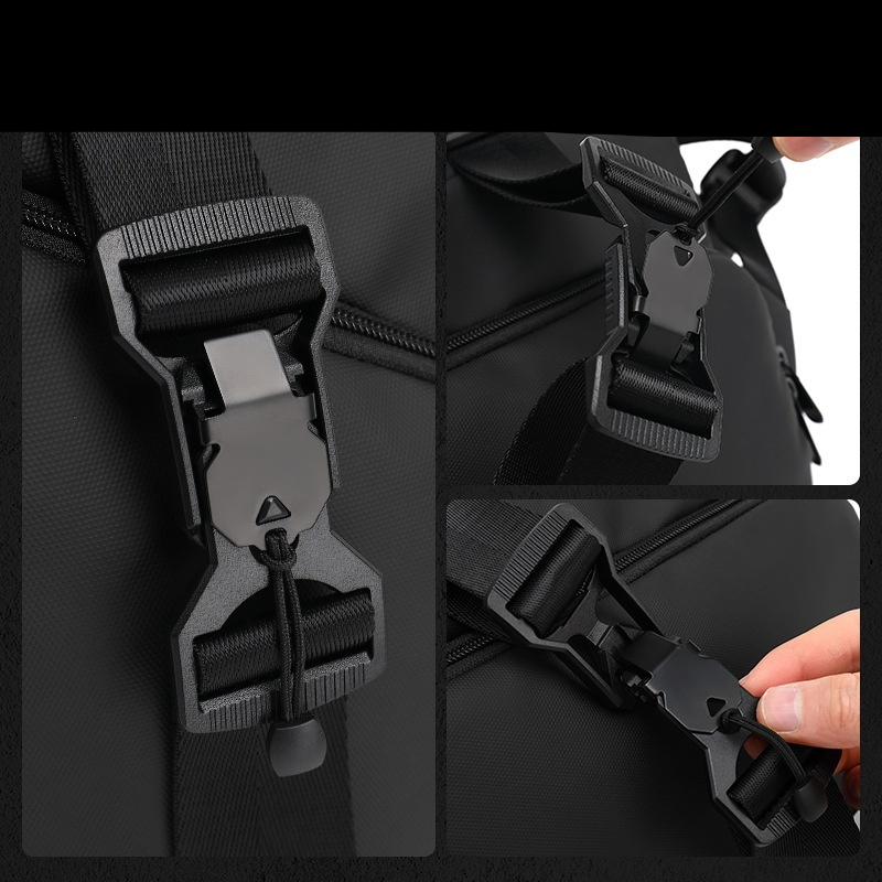 Sportliche Umhängetasche für Herren ⎜ Multifunktionale Fitness-Brusttasche im modernen Design