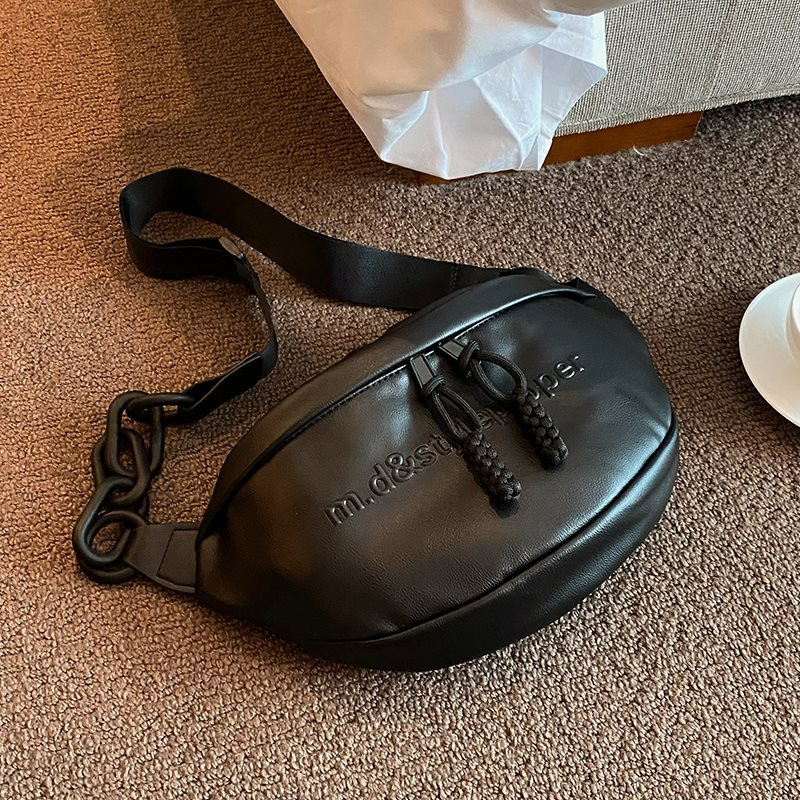 Damen Brusttasche in Weiß ⎜ Lässige Crossbody-Tasche mit Reißverschluss für Alltag und Freizeit