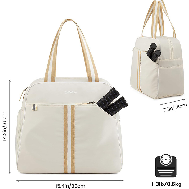 Badminton Rucksack für Damen ⎜ Sportliche Tragetasche mit Schlägerfach und viel Stauraum für Training