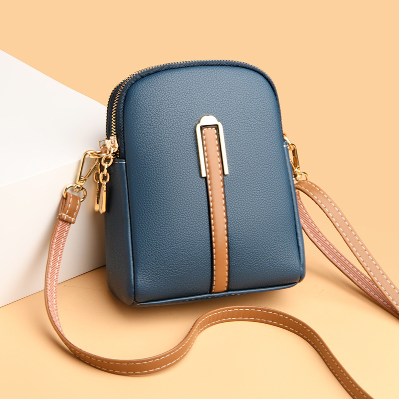 Umhängetasche für Damen ⎜ Kompakte Crossbody-Tasche mit Reißverschluss und elegantem Design
