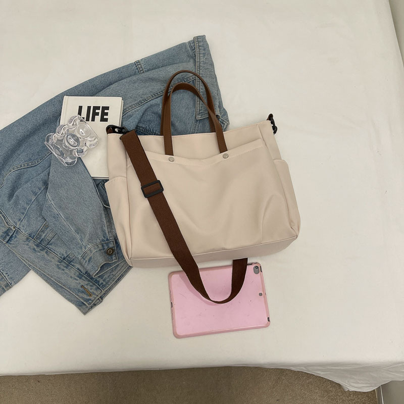 Casual Schultertasche für Damen ⎜ Große Kapazität mit mehreren Fächern für Alltag und Freizeit
