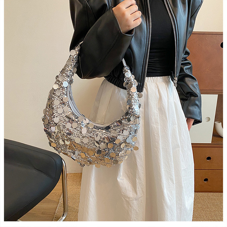 Abendtasche für Damen ⎜ Paillettenoptik für elegante Partys und Events