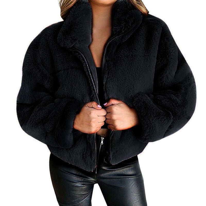 Cosyfaux – Warme Und Kuschelige Kunstpelzjacke Mit Reißverschluss