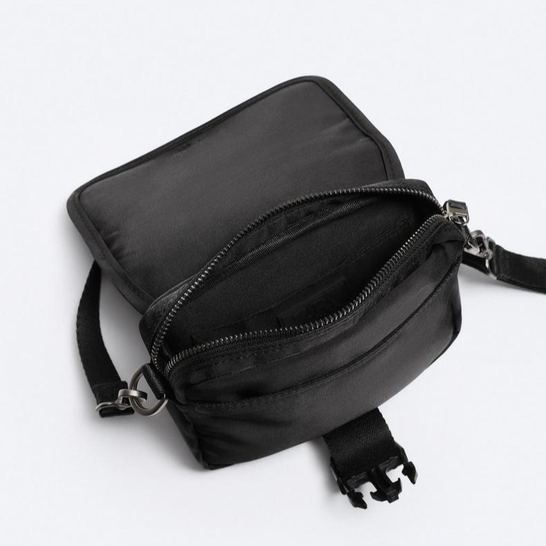 Umhängetasche für Herren ⎜ Robuste Schultertasche mit Münzbeutel und verstellbarem Gurt für Alltag und Freizeit
