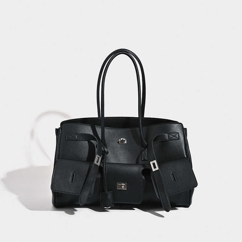 Shopper Tasche für Damen ⎜ Große Schultertasche im Wing-Design mit viel Stauraum für Beruf und Alltag