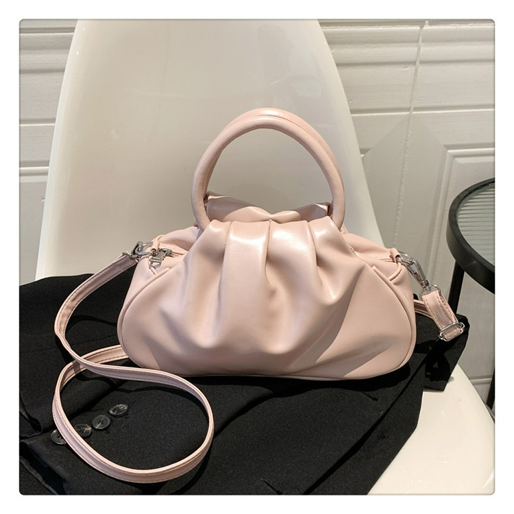 Schultertasche für Damen ⎜ Retro Handtasche mit weichem Griff und abnehmbarem Riemen für Alltag und Ausgehen