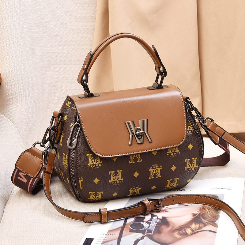 Umhängetasche für Damen ⎜ Trendige Handtasche mit viel Stauraum und praktischem Tragegriff für den Alltag