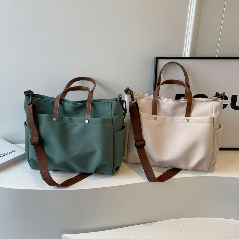 Casual Schultertasche für Damen ⎜ Große Kapazität mit mehreren Fächern für Alltag und Freizeit
