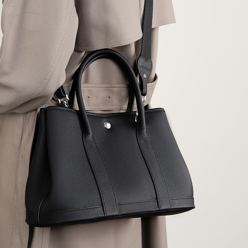 Shopper Tasche für Damen ⎜ Vielseitige Tragetasche aus Leder für Einkauf, Arbeit und Alltag