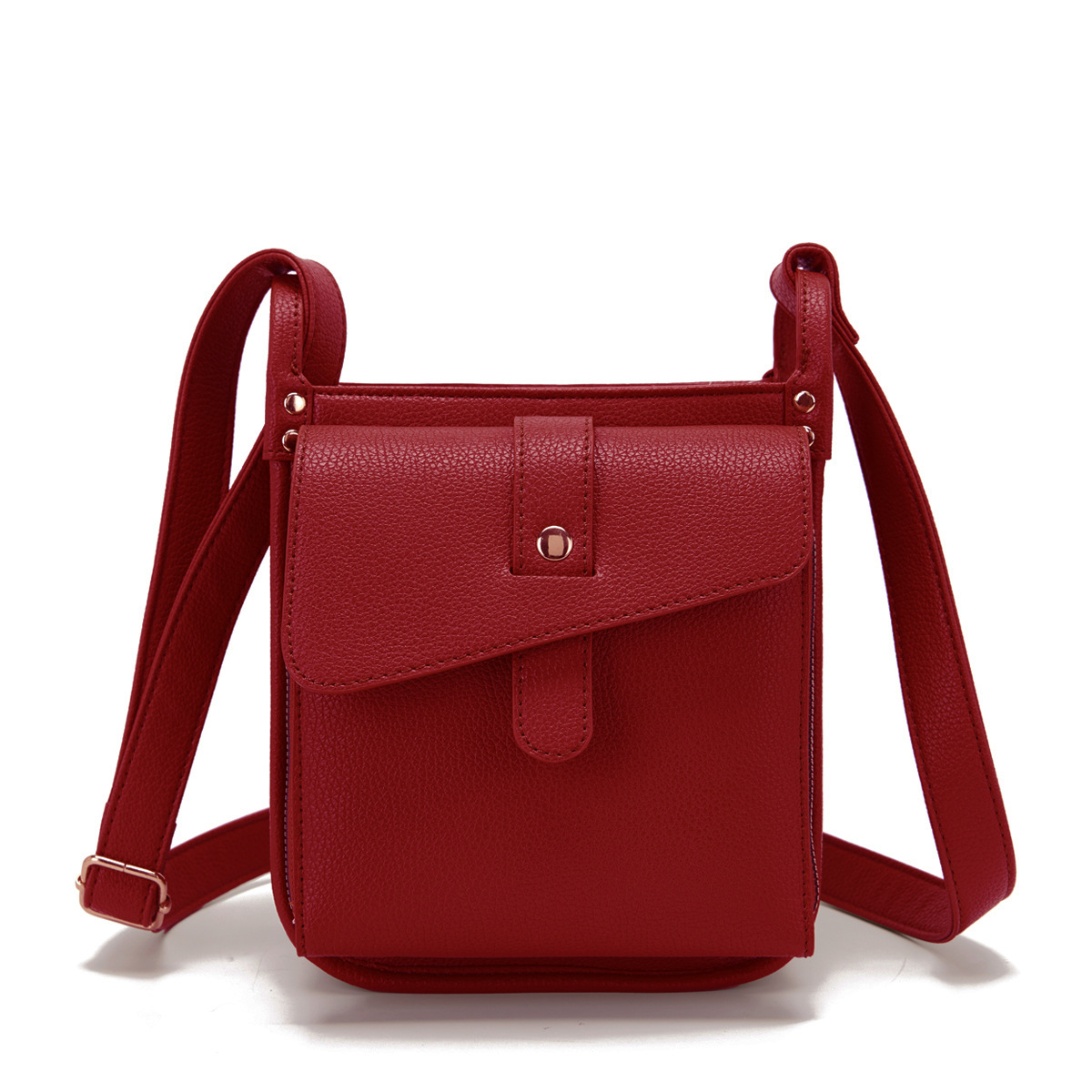 Damen Handtasche mit Schultergurt ⎜ Elegante Tragetasche in Lederoptik für Büro und Alltag