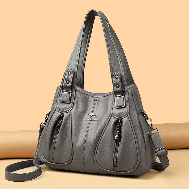 Umhängetasche für Damen ⎜ Geräumige Schultertasche mit mehreren Fächern für Alltag und Freizeit