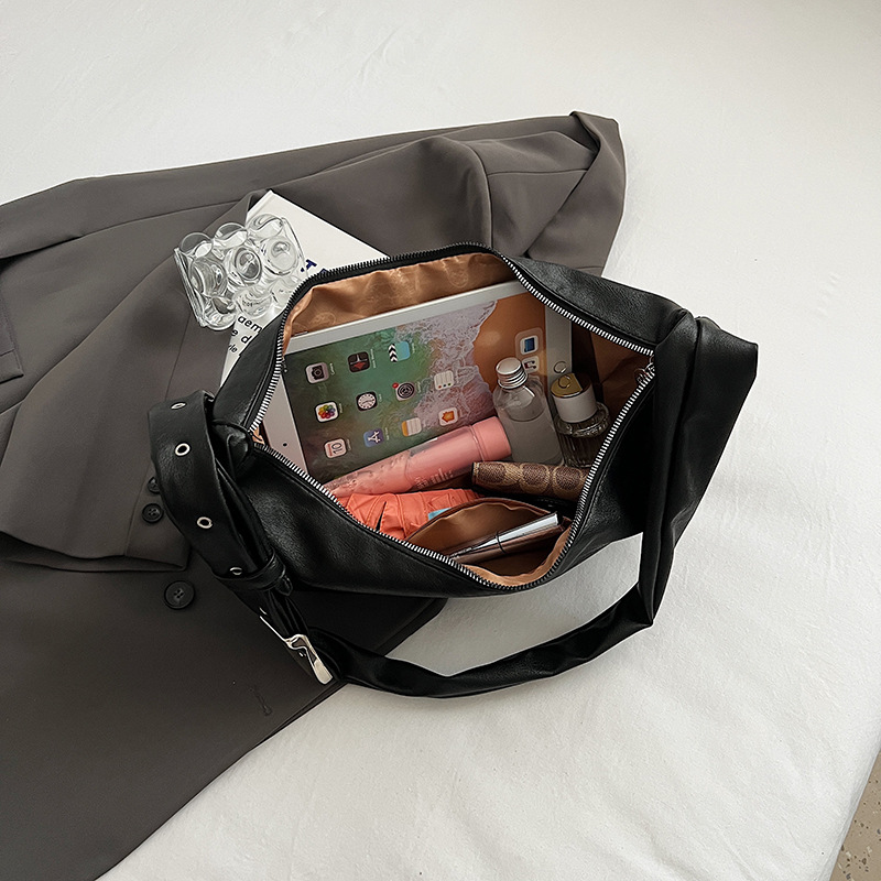 Damen Schultertasche ⎜ Modische Große Kapazität mit Weichem Material und Praktischem Trageriemen