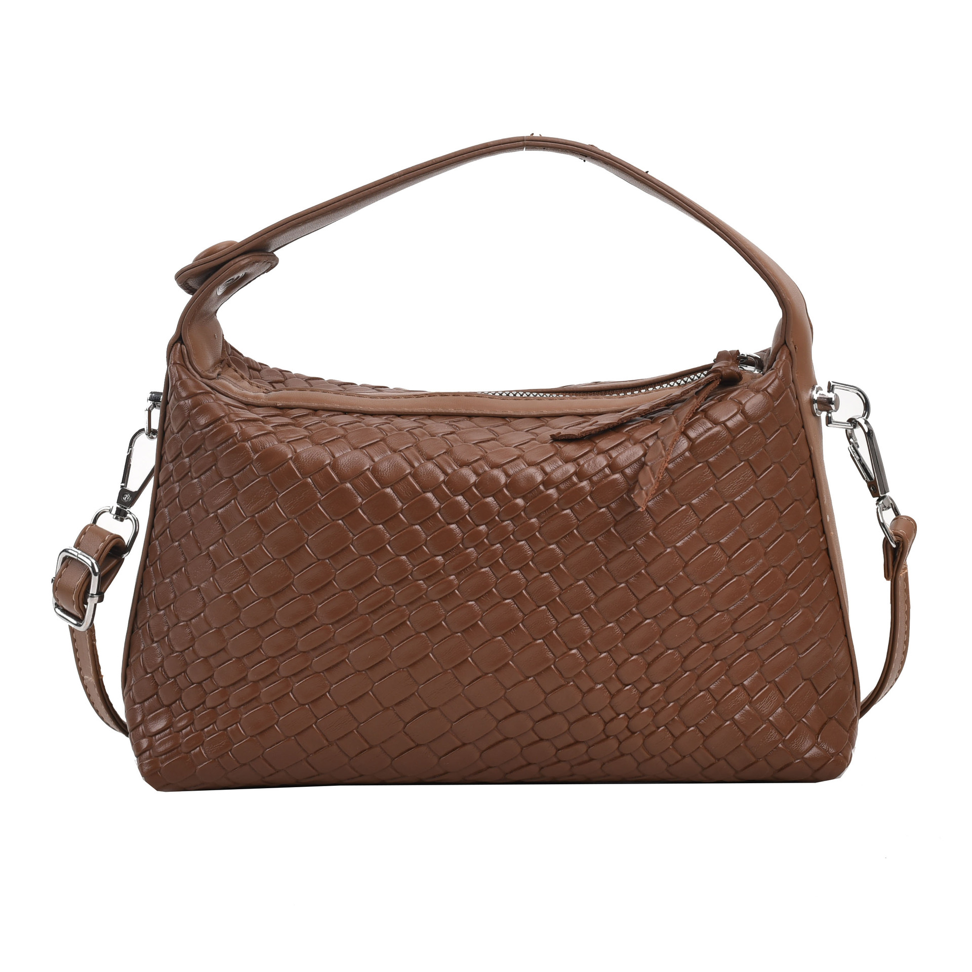 Schultertasche für Damen ⎜ Großes Fassungsvermögen im edlen, einfarbigen Design mit praktischem Tragegurt
